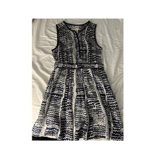Trina Turk cotton and silk patterned dress